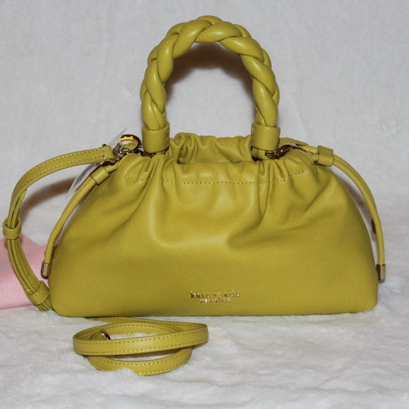kate spade Handbags - Kate Spade Meringue Small Leather Crossbody Bag, Lime Slice NWT
